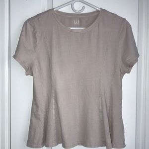 Gap peplum tee beautiful